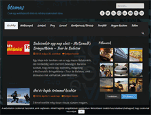 Tablet Screenshot of blog.btamas.hu